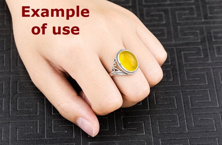 Ring Blank Setting 1pc Sterling Silver 925 Oval 18k Gold Vermeil Adjustable 7-18mm For One Stone Gemstone No Prongs Wholesale