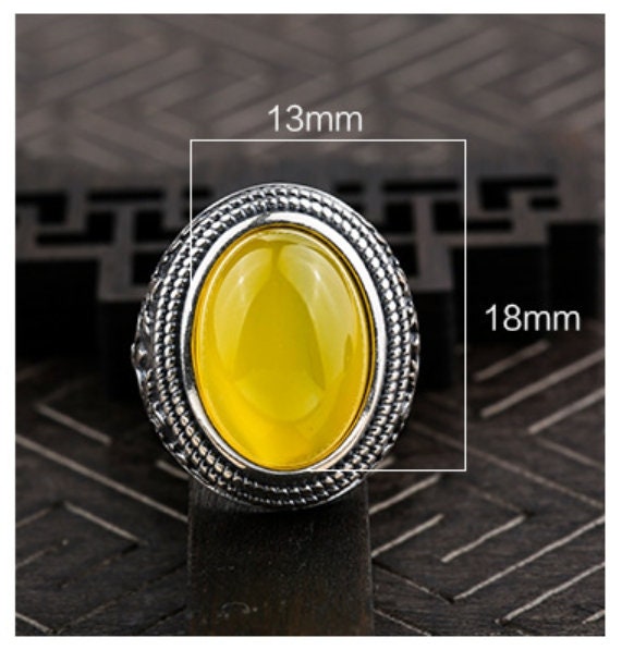 Ring Blank Setting 1pc Sterling Silver 925 Vintage Ethno Oval Base Fine 13x18mm For One Stone Gemstone Adjustable No Prongs Wholesale