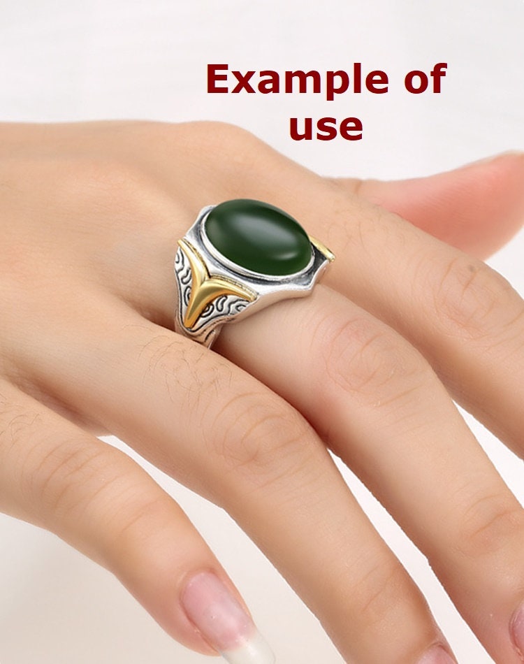 Ring Blank Setting 1pc Sterling Silver 925 Vintage Oval 18k Gold Vermeil Adjustable Fine 12x16mm 13x18mm One Stone Gemstone No Prongs DIY