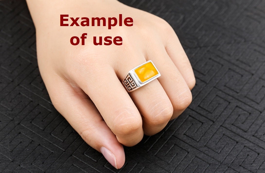 Ring Blank Setting 1pc Sterling Silver 925 SALE! Rectangle East West 18k Rose Gold Vermeil Adjustable 7-20mm One Gemstone No Prongs