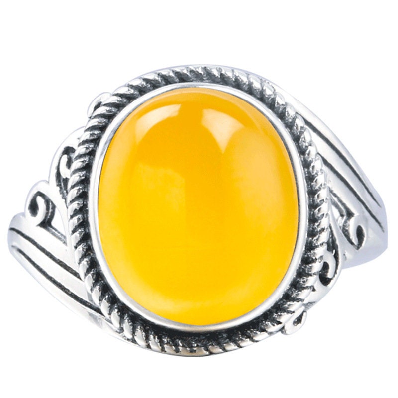 Ring Blank Setting 1pc Sterling Silver 925 Oval 18k Gold Vermeil Adjustable 7-18mm For One Stone Gemstone No Prongs Wholesale