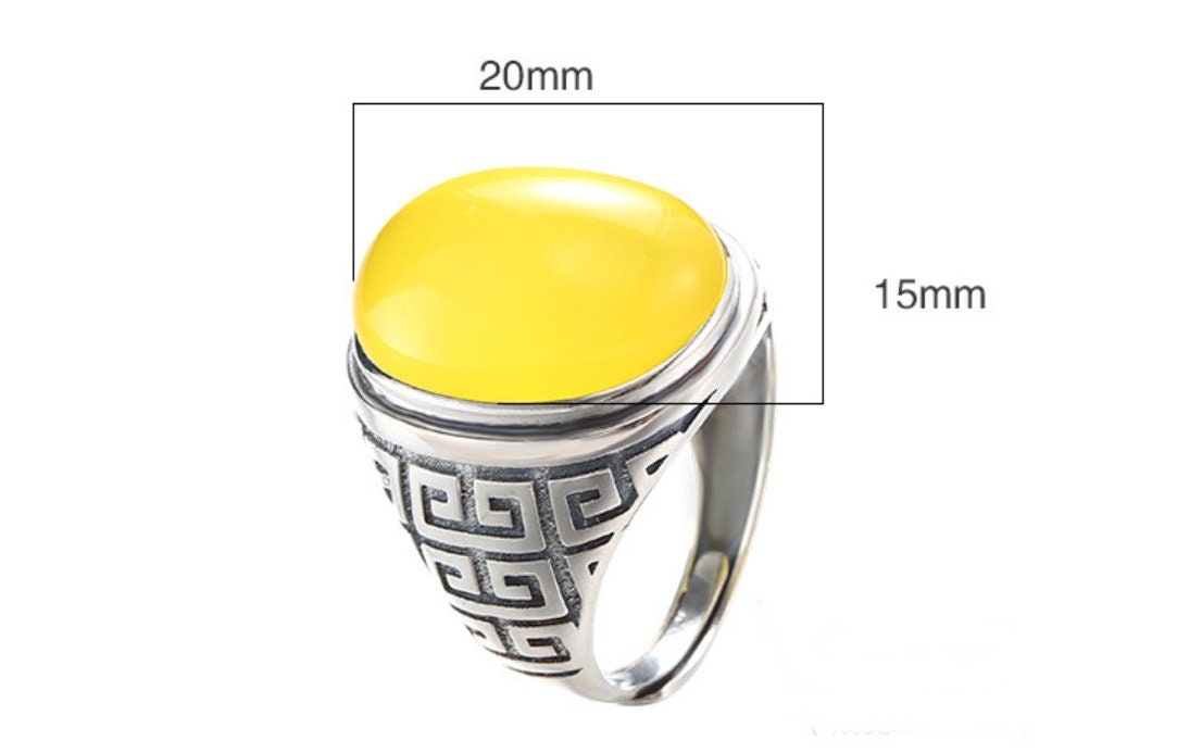 Ring Blank Setting 1pc Sterling Silver 925 Retro Oval Base Fine 15x20mm For One Stone Gemstone Adjustable No Prongs Wholesale