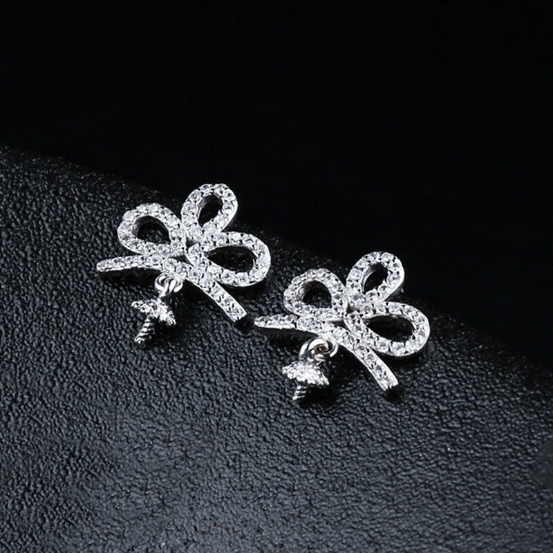 Crystals Flower Pin Cup Base Earrings Stud Setting Wholesale Sterling Silver White Gold Fine 925 6-12mm For One Pearl No Prongs DIY Jewelry