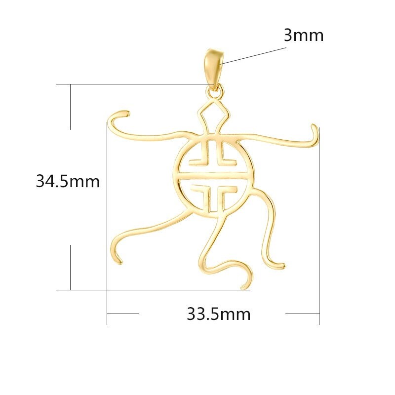 Bendable Adjustable Base Pendant Blank Setting Sterling Silver Fine 925 33.5x34.5mm For One Irregular Bead No Prongs DIY Jewelry Wholesale