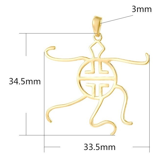 Bendable Adjustable Base Pendant Blank Setting Sterling Silver Fine 925 33.5x34.5mm For One Irregular Bead No Prongs DIY Jewelry Wholesale