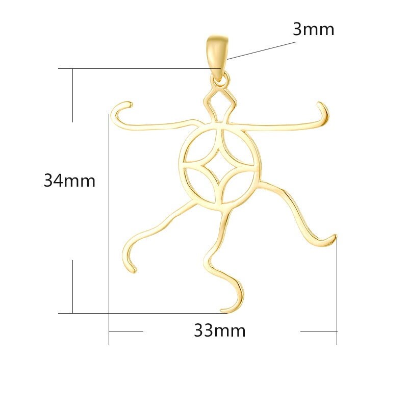 Bendable Adjustable Base Pendant Setting Sterling Silver Rose Gold Fine 925 33x34mm For One Irregular Bead No Prongs DIY Jewelry Wholesale