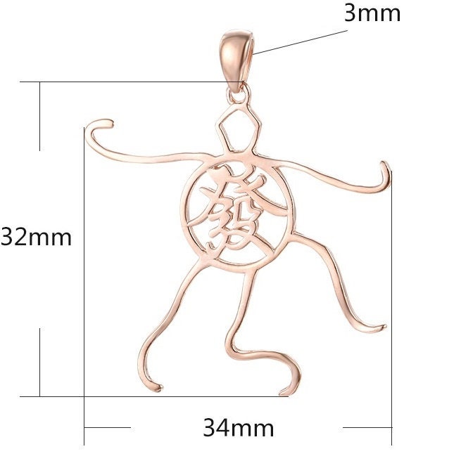 Bendable Adjustable Base Pendant Setting Sterling Fine Silver Rose Gold 925 32x34mm For One Irregular Bead No Prongs DIY Jewelry Wholesale