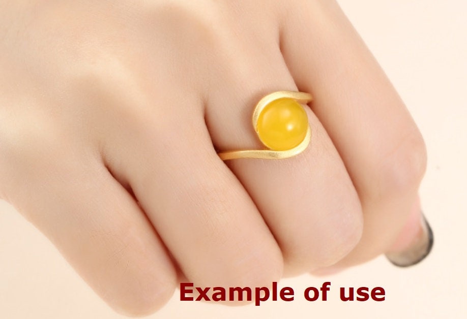 Ring Blank Setting 1pc Sterling Silver 925 Smooth Round Oval Base Gold Fine 3-15mm For One Stone Adjustable No Prongs Wholesale