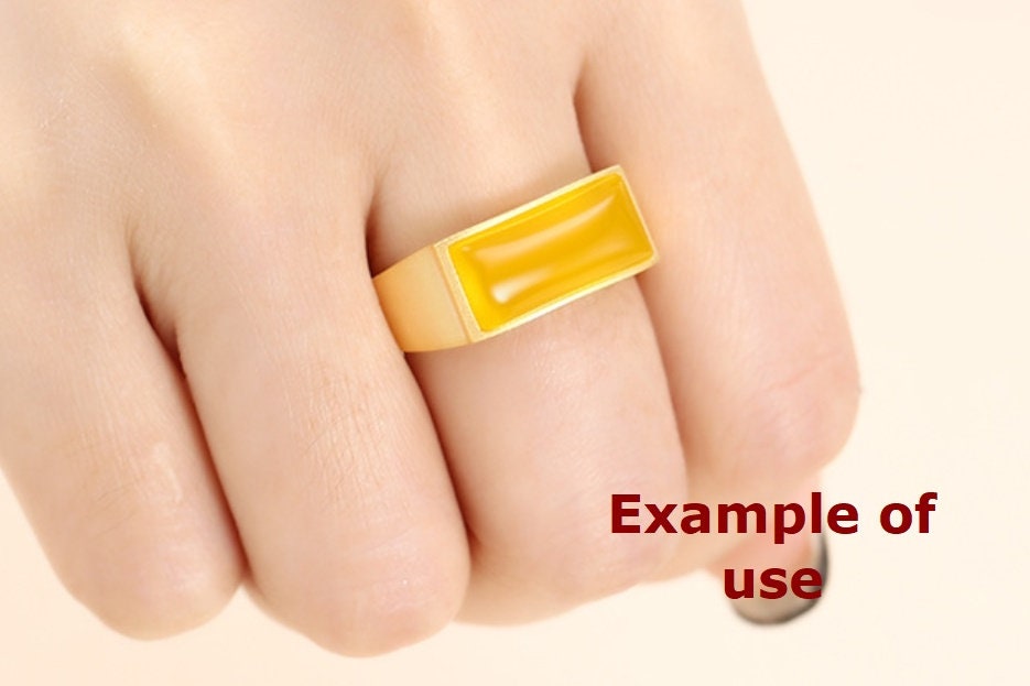 Ring Blank Setting 1pc Sterling Silver 925 Smooth Rectangle Base Gold Adjustable Fine 3-20mm For One Stone Gemstone No Prongs Wholesale