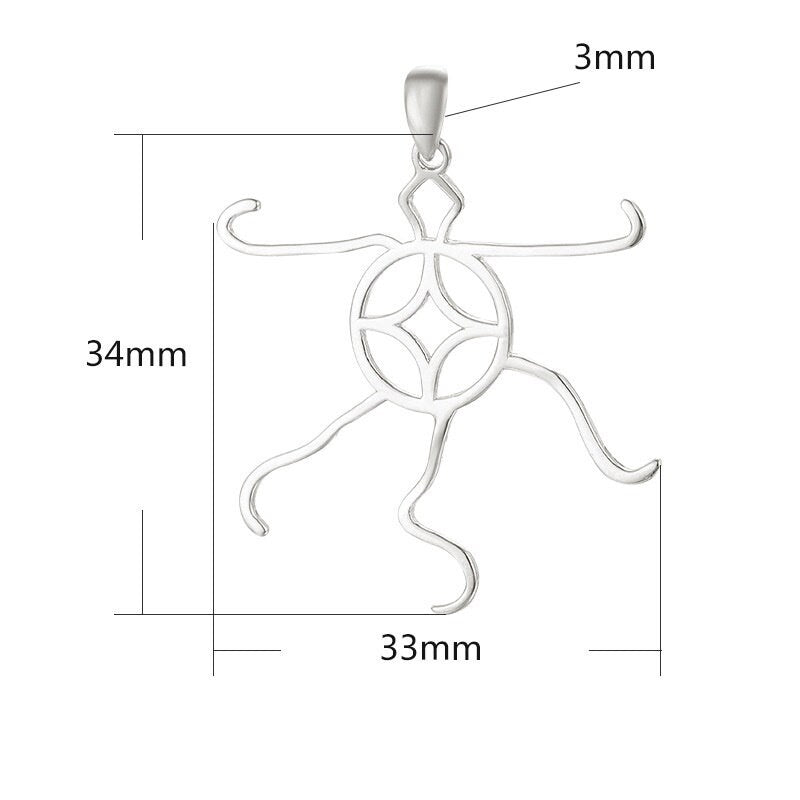 Bendable Adjustable Base Pendant Setting Sterling Silver Rose Gold Fine 925 33x34mm For One Irregular Bead No Prongs DIY Jewelry Wholesale