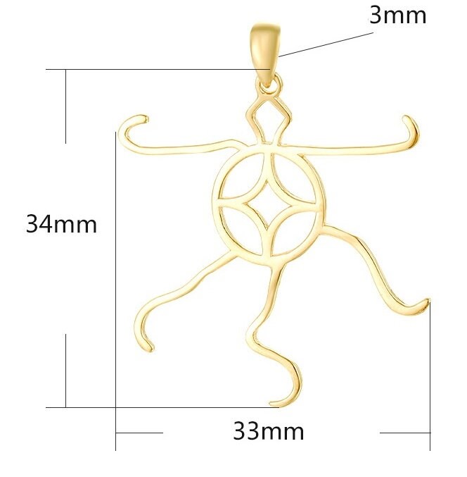 Bendable Adjustable Base Pendant Setting Sterling Silver Rose Gold Fine 925 33x34mm For One Irregular Bead No Prongs DIY Jewelry Wholesale