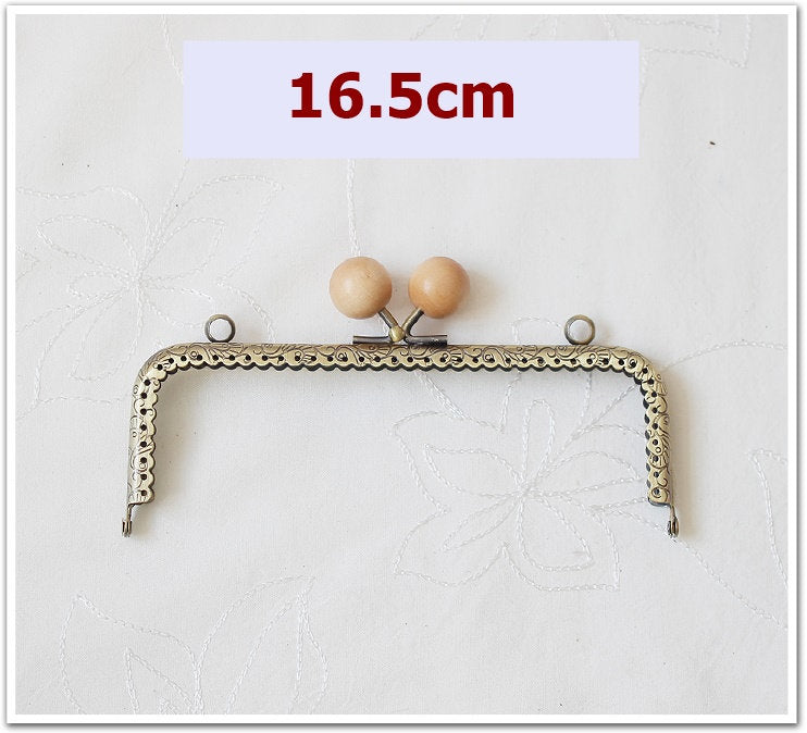 Antique Bronze Purse Frame Metal Vintage Beige Snap Clasp For Bag Sewing Clutch Handbag Making Findings Hardware Supply Accessories 8-25cm