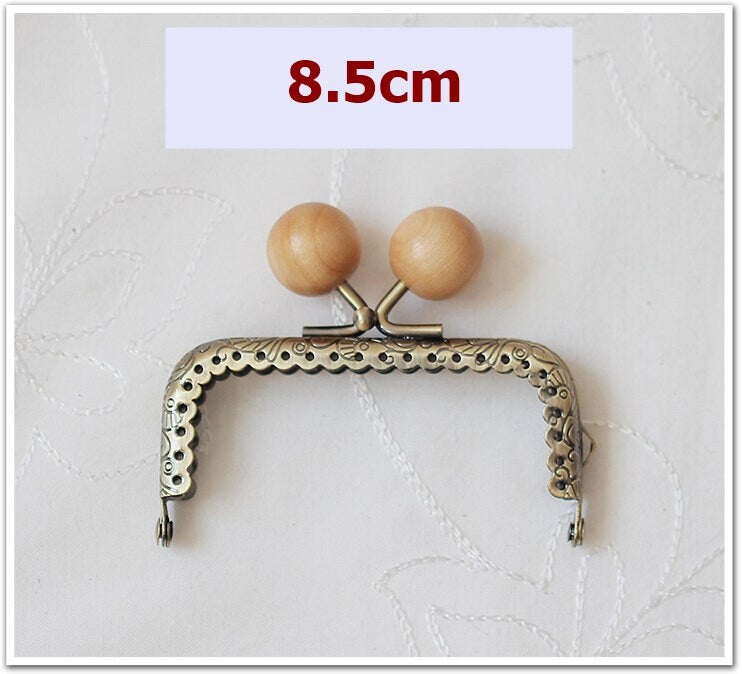 Antique Bronze Purse Frame Metal Vintage Beige Snap Clasp For Bag Sewing Clutch Handbag Making Findings Hardware Supply Accessories 8-25cm