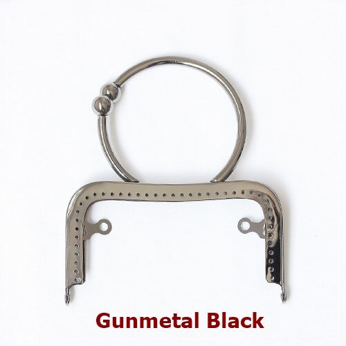 Silver Gold Bronze Purse Frame Metal Vintage Snap Clasp For Bag Sewing Clutch Handbag Making Findings Hardware Supply Accessories 12.5cm