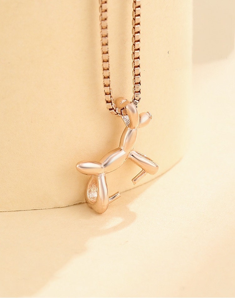 Balloon Dog Clip Pin Base Pendant Setting Sterling Silver Rose Gold Fine 925 3x6mm For One Pearl Bead No Prongs DIY Jewelry Wholesale