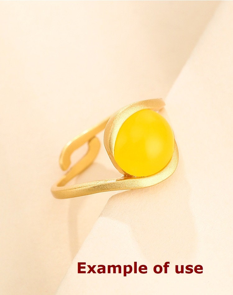 Ring Blank Setting 1pc Sterling Silver 925 Smooth Round Oval Base Gold Fine 3-15mm For One Stone Adjustable No Prongs Wholesale