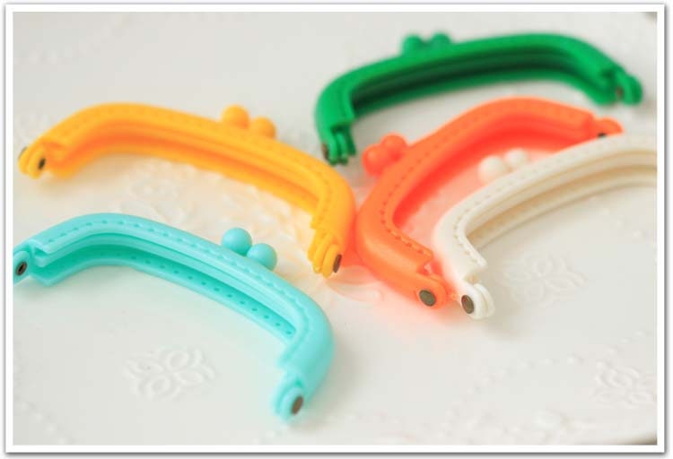 Multicolor Purse Frame Plastic Color Pattern Snap Clasp For Bag Sewing Clutch Handbag Making Findings Hardware Supply Accessories 8.5cm