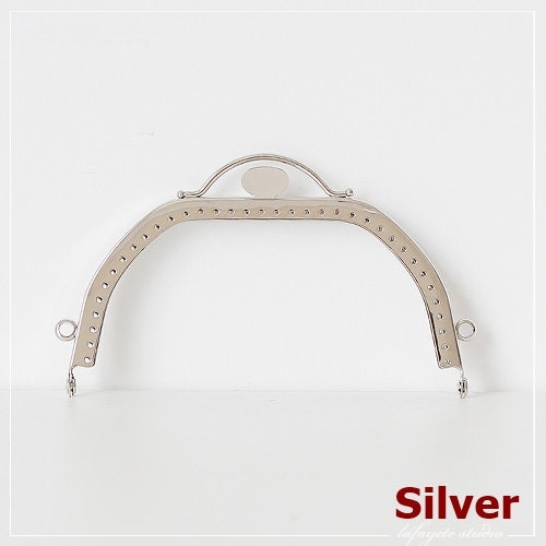 Silver Gold Bronze Purse Frame Metal Vintage Snap Clasp For Bag Sewing Clutch Handbag Making Findings Hardware Supply Accessories 13cm