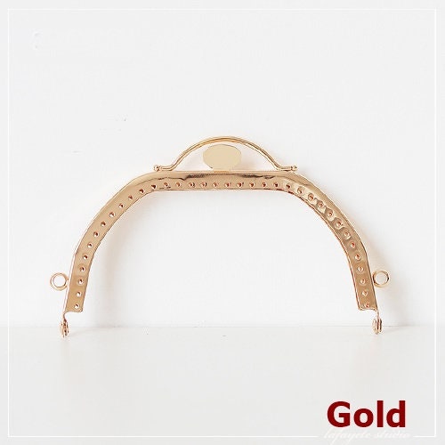 Silver Gold Bronze Purse Frame Metal Vintage Snap Clasp For Bag Sewing Clutch Handbag Making Findings Hardware Supply Accessories 13cm