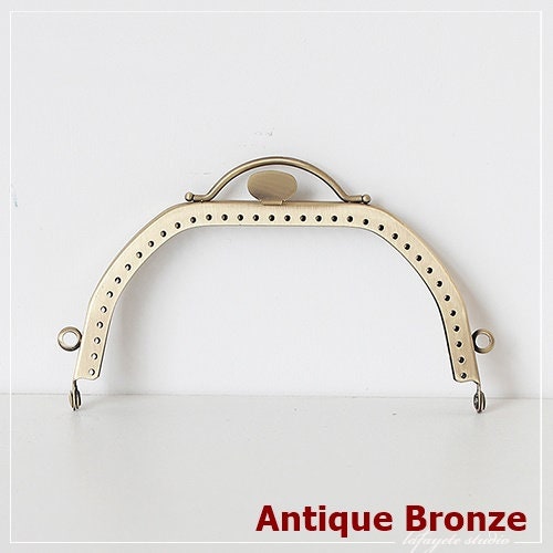 Silver Gold Bronze Purse Frame Metal Vintage Snap Clasp For Bag Sewing Clutch Handbag Making Findings Hardware Supply Accessories 13cm