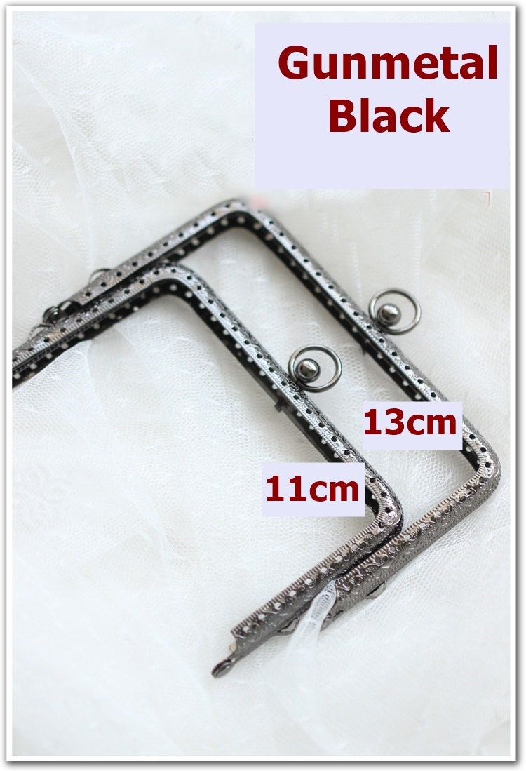 Silver Gold Bronze Purse Frame Metal Vintage Snap Clasp For Bag Sewing Clutch Handbag Making Findings Hardware Supply Accessories 11-13cm