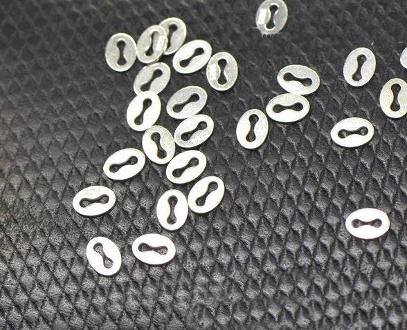 Oval Clasp Connector 4x5mm 925 Sterling Silver Chain Findings for Handmade Jewelry Making Wholesale Bulk