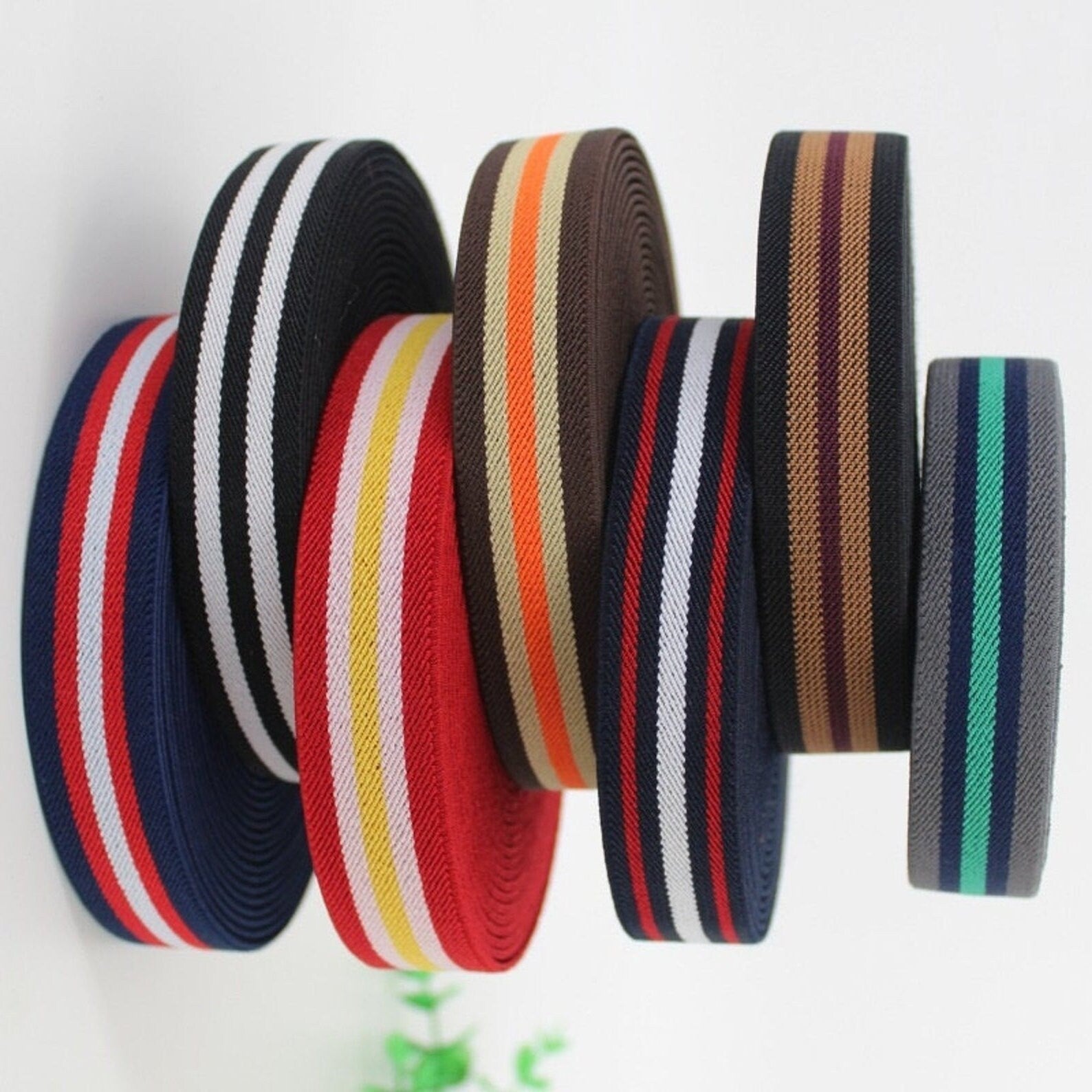 Colored Elastic Band Wide Waistband Webbing Strap Clothing Ribbon Comfort Soft Rubber Trim For Sewing Wholesale 25mm 1 Inch 10 50 Yards