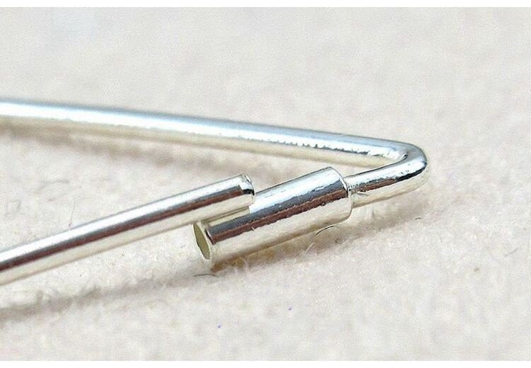 Cutout Triangle Square Hexagon Earring Hooks Hoops 11-22 mm 925 Sterling Silver Wires Charms Findings for Handmade Jewelry Making Wholesale