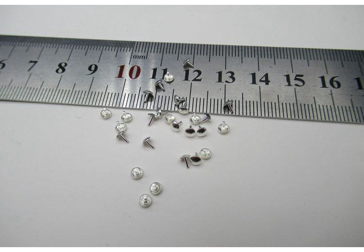 Bead Cap Pin 2.5 3 4 mm 925 Sterling Silver Findings for Handmade Pure Fine Jewelry Making Wholesale Bulk