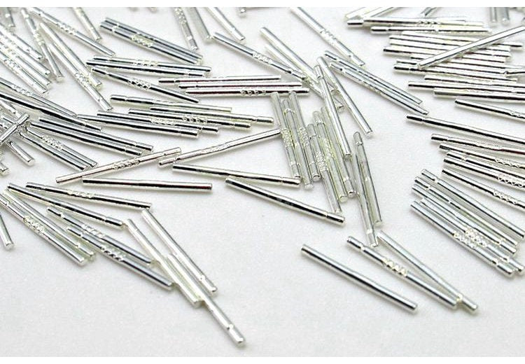 Sterling Silver Earrings Sticks Posts, Studs for Soldering 0.75x11mm Earring Findings for Handmade Pure Fine Jewelry Making Wholesale Bulk