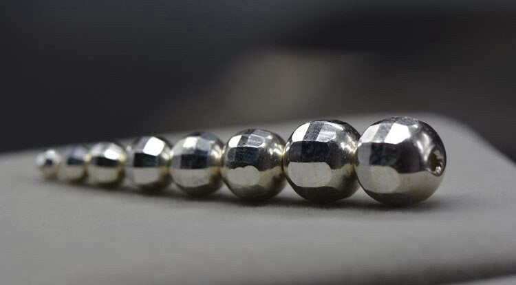 Sterling Silver Round Spacer Beads 3 4 5 6 7 8 9 10 mm Beads Findings for Handmade Pure Fine Jewelry Making Wholesale Bulk