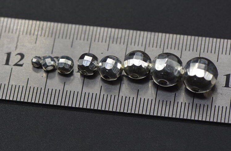 Sterling Silver Round Spacer Beads 3 4 5 6 7 8 9 10 mm Beads Findings for Handmade Pure Fine Jewelry Making Wholesale Bulk