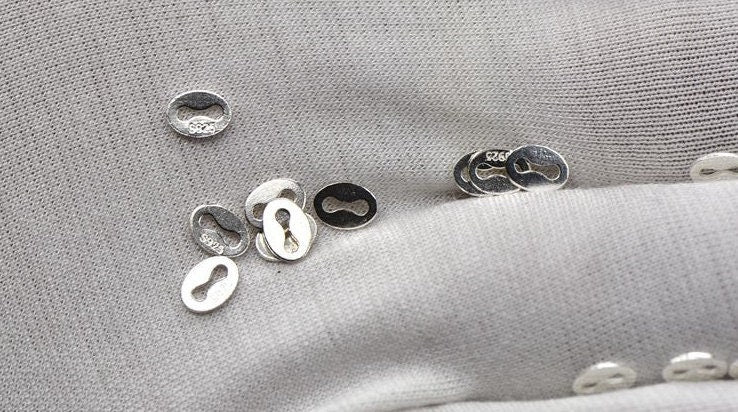 Oval Clasp Connector 4x5mm 925 Sterling Silver Chain Findings for Handmade Jewelry Making Wholesale Bulk