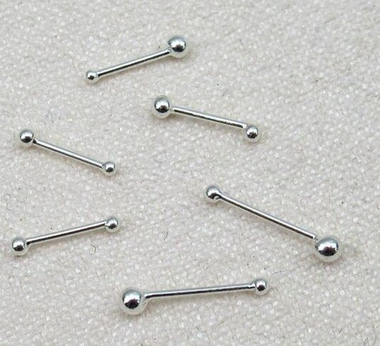 Balls Stud Earrings 925 Sterling Silver 7; 7.2; 9.6mm Earring for Handmade Jewelry Making Wholesale Bulk