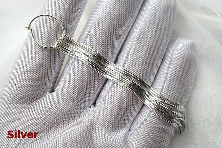 Sterling Silver Box Chain Earing Thread 3 4 5 6 7 8cm Earring Findings for Handmade Pure Fine Jewelry Making Wholesale Bulk