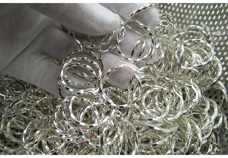 Sterling Silver Hoop Earrings 15 25mm Earring Findings for Handmade Pure Fine Jewelry Making Wholesale Bulk