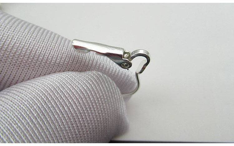 Sterling Silver Lever Back Earring Hook Wires 9x17mm Earring Findings for Handmade Pure Fine Jewelry Making Wholesale Bulk