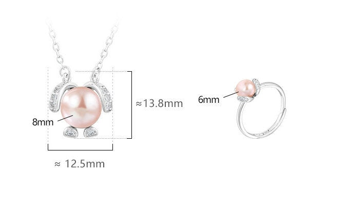 Setting Blanks Jewelry Set 925 Sterling Silver Halo Ring Pendant Necklace 12 14mm 1/2" CZ Mount Pearl Peg Cup Bead Bulk