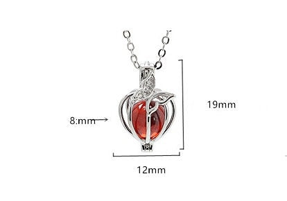 Necklace Pendant Blank Setting Сage Charm 12x19mm Sterling Silver Fine 925 For One Bead No Prong DIY Jewelry Finding Wholesale 1pc