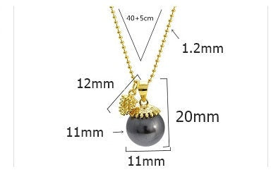 Necklace Pendant Blank Setting with Chain Cone Charm 20mm Sterling Silver Fine 925 For One Bead No Prong DIY Jewelry Finding Wholesale 1pc