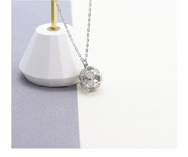 Necklace Pendant Blank Setting Ball Box Charm 13x15mm Sterling Silver Fine 925 For One Bead No Prong DIY Jewelry Finding Wholesale 1pc