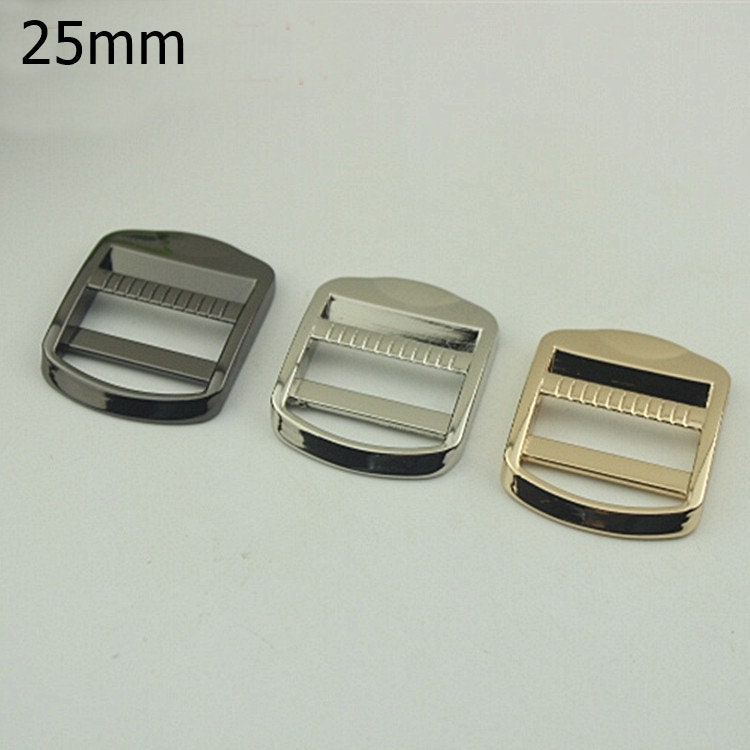 Ladder Lock Buckle 3/4 1 1 1/4 1 1/2" 19 25 32 38mm Tension Lock Strap Slider Belt Slide Adjuster Buckle Bag Making Replacement Hardware