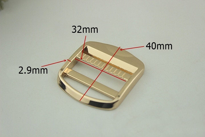 Ladder Lock Buckle 3/4 1 1 1/4 1 1/2" 19 25 32 38mm Tension Lock Strap Slider Belt Slide Adjuster Buckle Bag Making Replacement Hardware