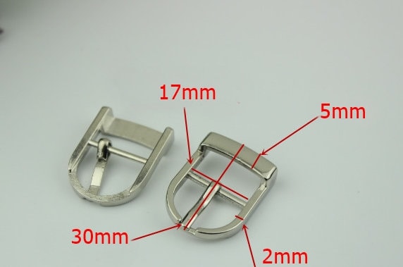 Pin Belt Buckle 1/2 5/8 3/4 1" 13 17 19 25mm Heavy Duty Center Bar Buckle Handbag Bag Making Replacement Notions Hardware Wholesale Bulk