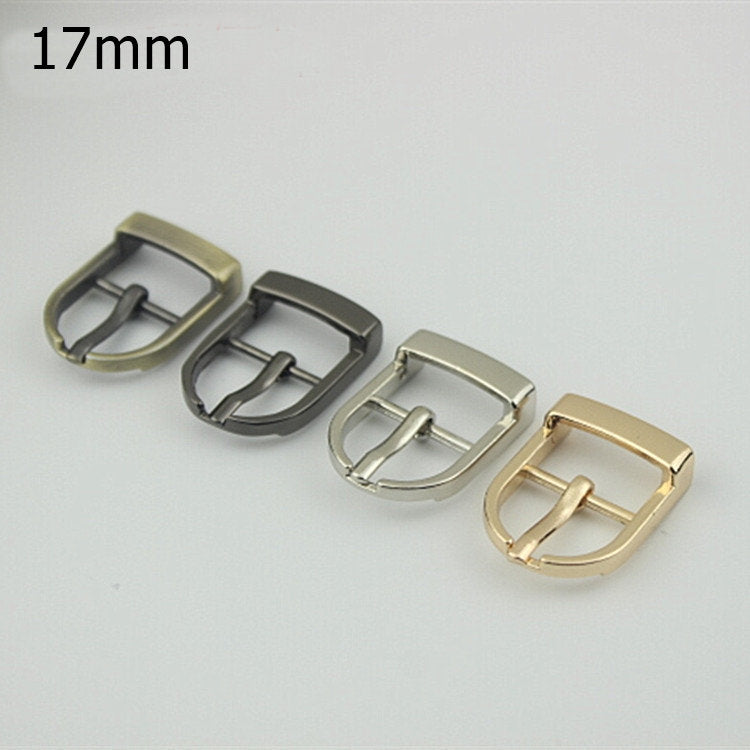 Pin Belt Buckle 1/2 5/8 3/4 1" 13 17 19 25mm Heavy Duty Center Bar Buckle Handbag Bag Making Replacement Notions Hardware Wholesale Bulk