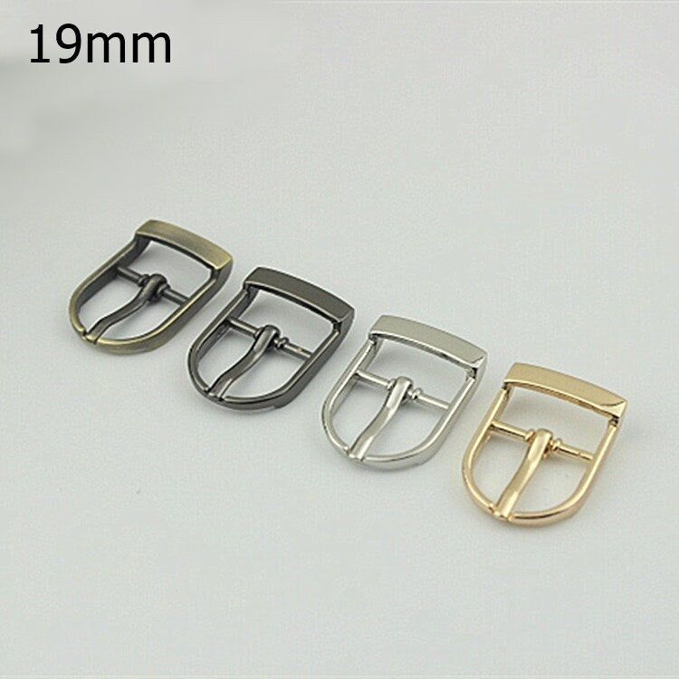 Pin Belt Buckle 1/2 5/8 3/4 1" 13 17 19 25mm Heavy Duty Center Bar Buckle Handbag Bag Making Replacement Notions Hardware Wholesale Bulk