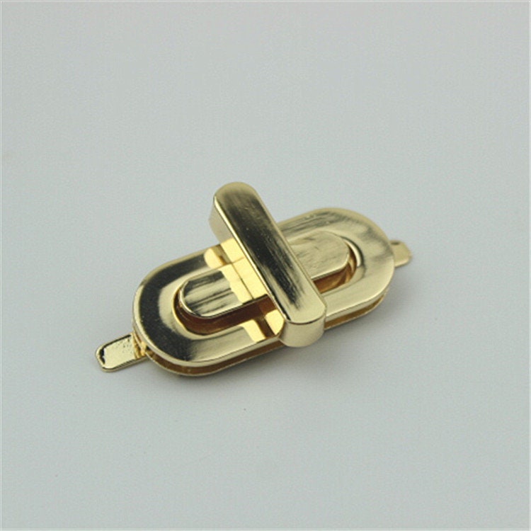 Oval Turn Lock 1 1/4 1 5/8" 32 42mm Metal Purse Twist Lock Closure Heavy Duty Handbag Bag Making Replacement Hardware Accessories Wholesale