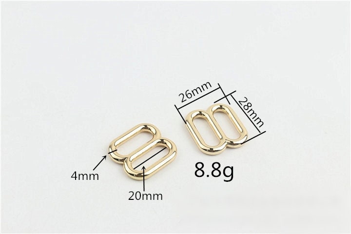 Double Oval Loop Buckle 3/4 1 1/4 1 1/2" 20 25 32 38mm Purse Belt Webbing Strap Slider Tri Glide Adjuster Ring Connector Bag Making Hardware