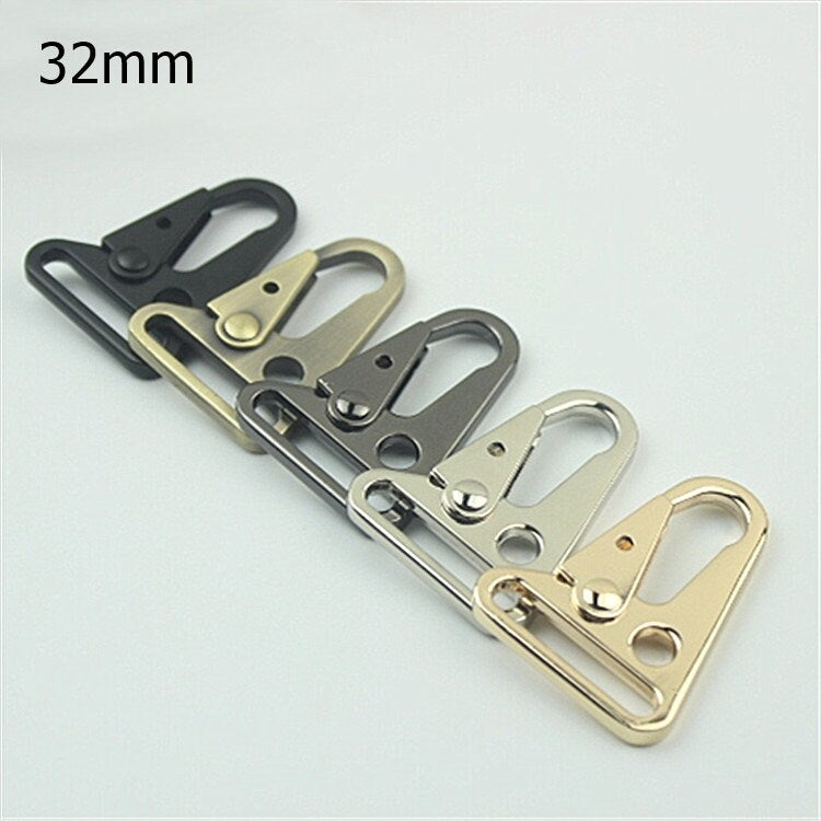 Swivel Lever Snap Hook 25 32 38 mm Alloy Metal Spring Trigger Lobster Clasp Clip Purse Bag Handbag Strap Handle Rings DIY Wholesale