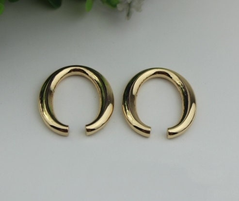 Round Ring Hook Connectors 12 16 mm Gold Metal Trigger Lobster Clasp Clip Purse Bag Handbag Handle Wholesale